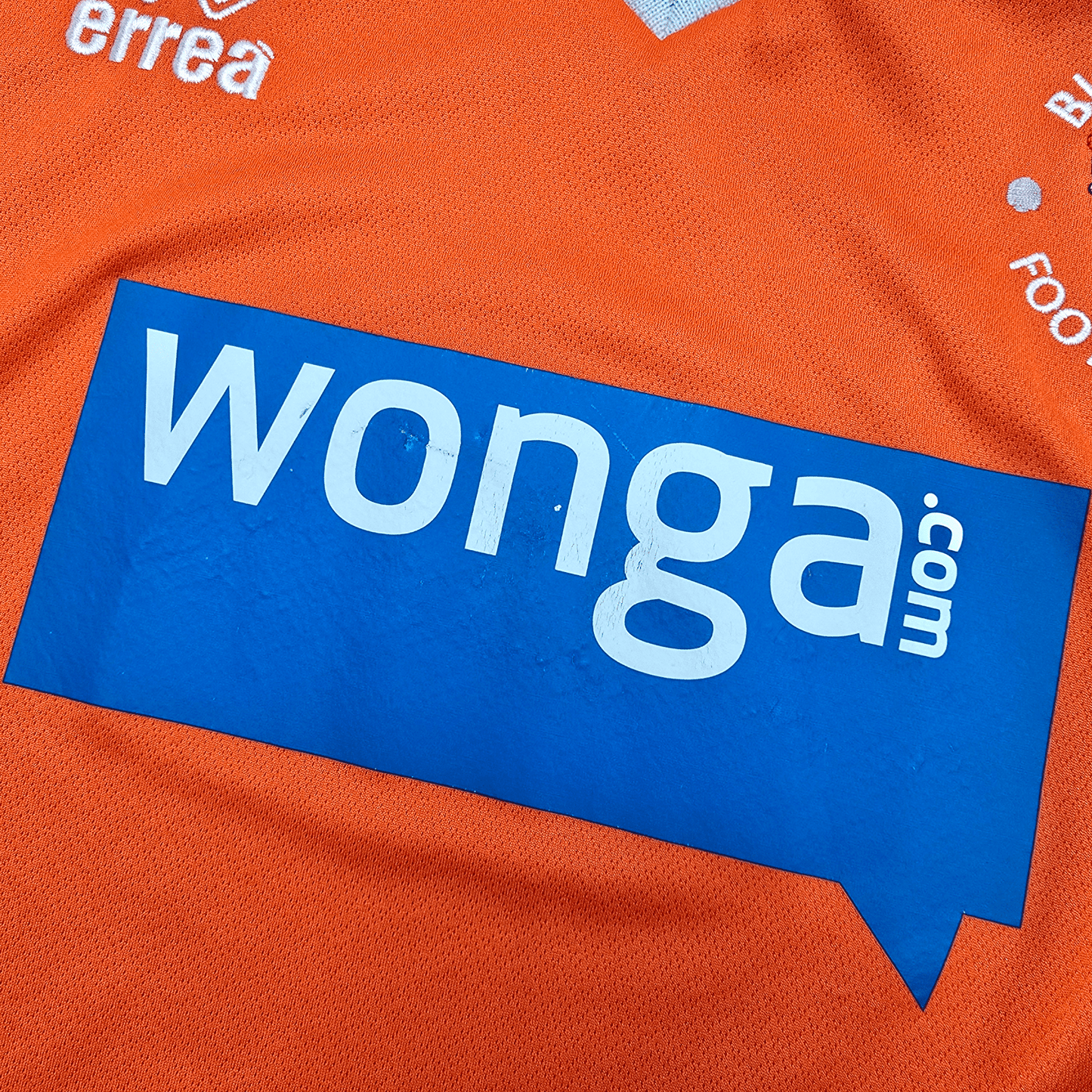 2013/15 Blackpool Home Football Shirt (L) Errea