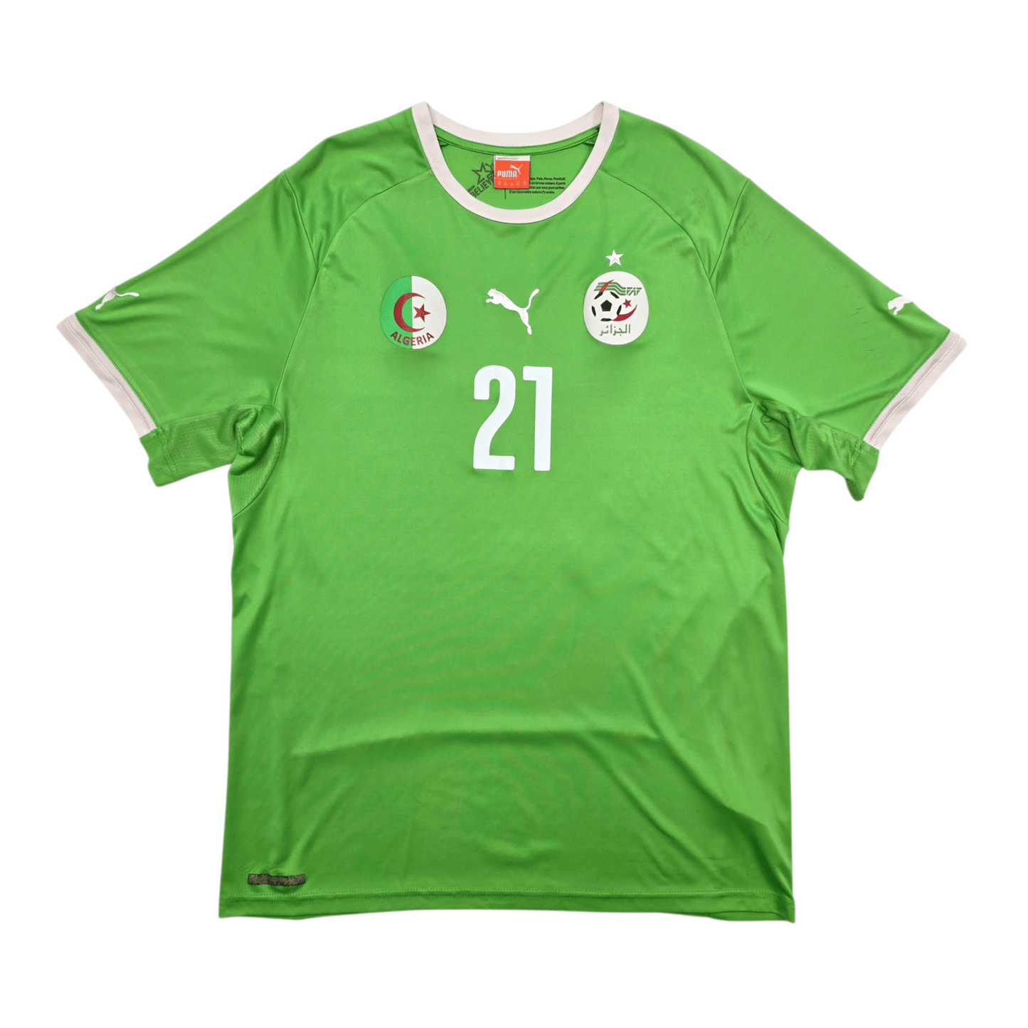 2014/15 Algeria Away Football Shirt (XL) Puma #21 Mahrez
