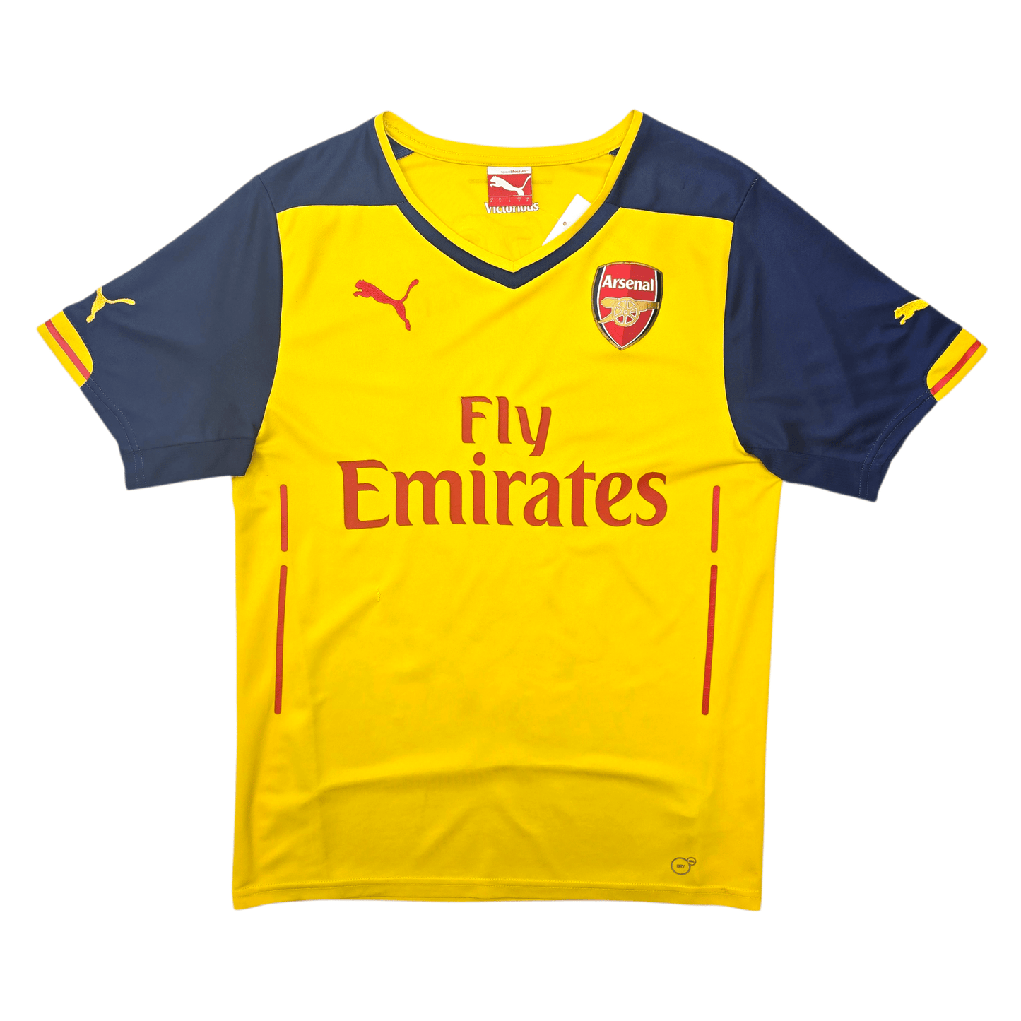 2014/15 Arsenal Away Football Shirt (S) Puma #19 S.Cazorla