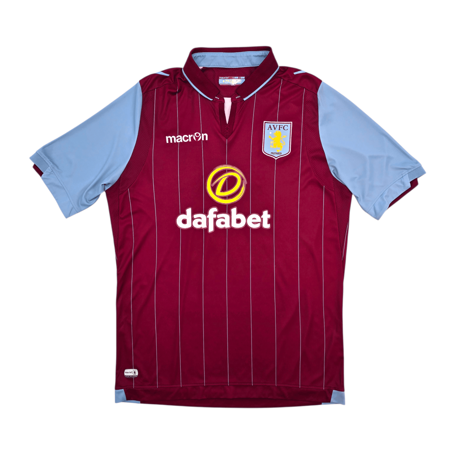 2014/15 Aston Villa Home Football Shirt (XL) Macron #20 Benteke