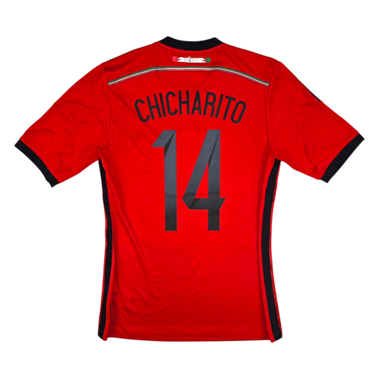 2014/15 Mexico Away Football Shirt (S) Adidas #14 Chicharito