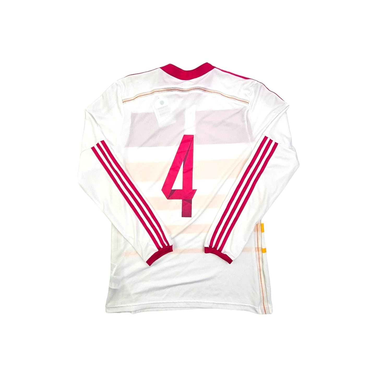 2014/15 Scotland Away Football Shirt (S) Adidas #4 (Player Version)