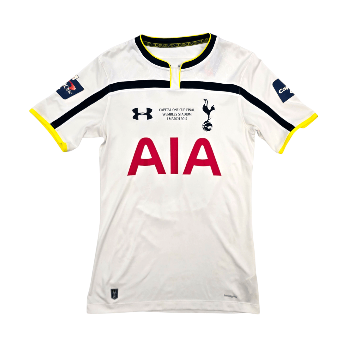 2014/15 Tottenham Hotspur Home Football Shirt (S) Under Armour #18 Kane