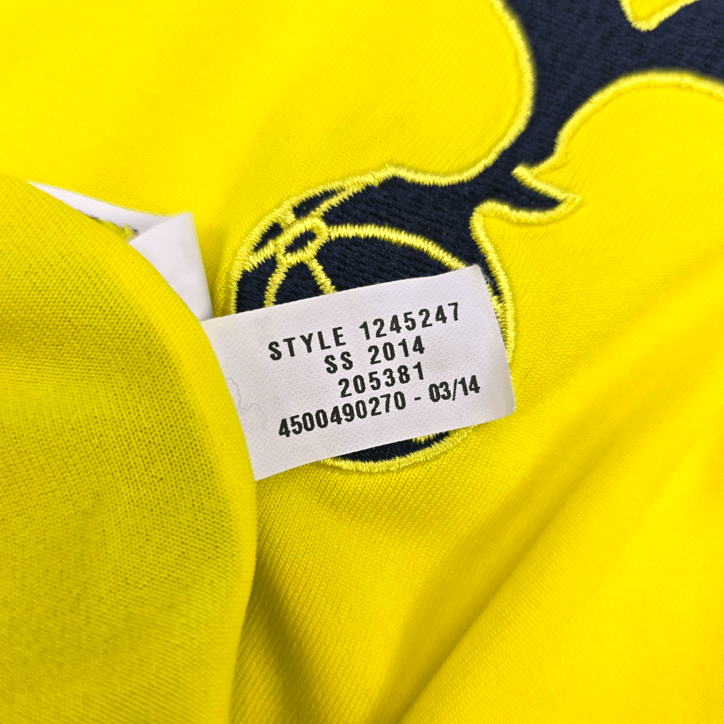 2014/15 Tottenham Hotspur Third Football Shirt (L) Under Armour #19 Dembele