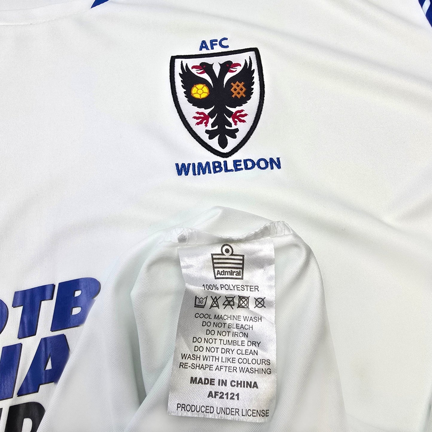 2014/16 Wimbledon Away Football Shirt (XL) Admiral