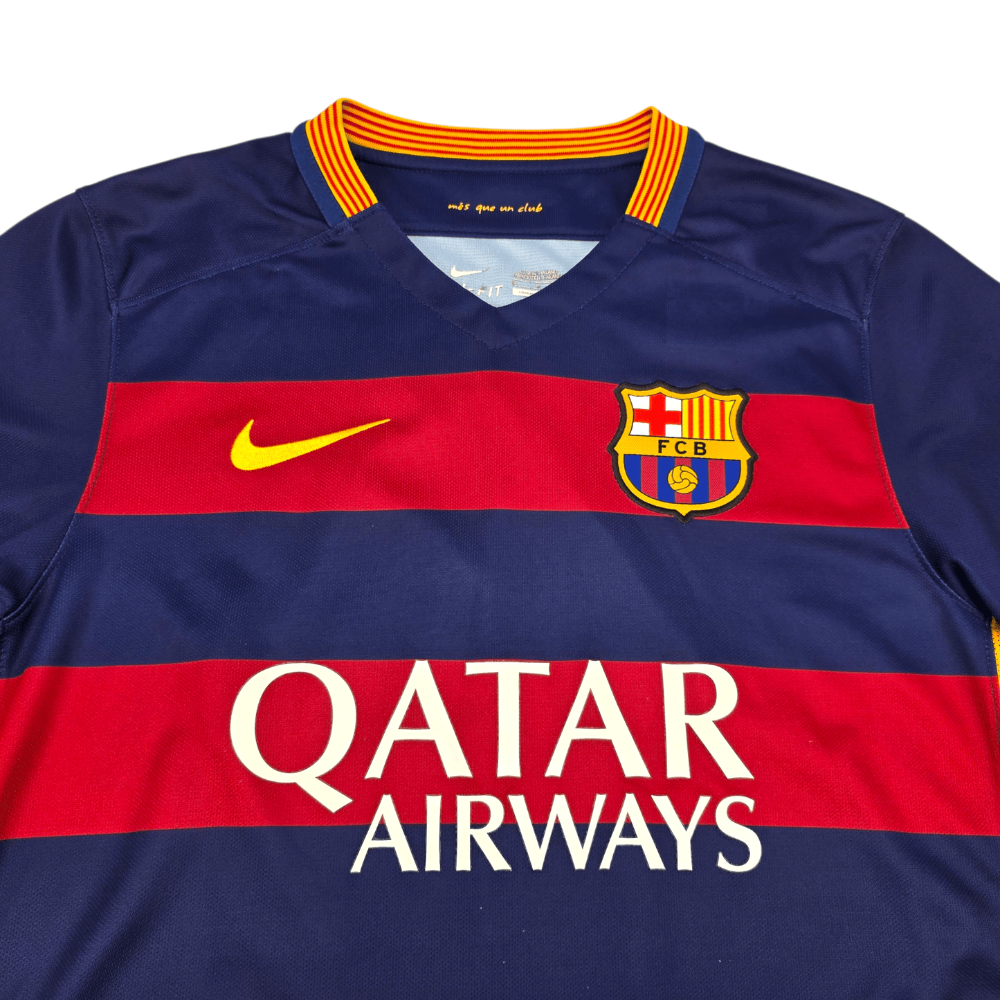 2015/16 Barcelona Home Football Shirt (S) Nike #11 Neymar Jr