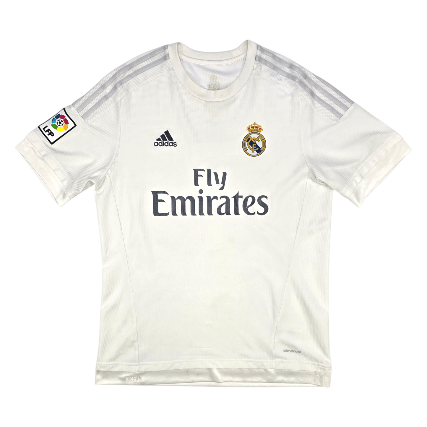 2015/16 Real Madrid Home Football Shirt (L) Adidas #7 Ronaldo