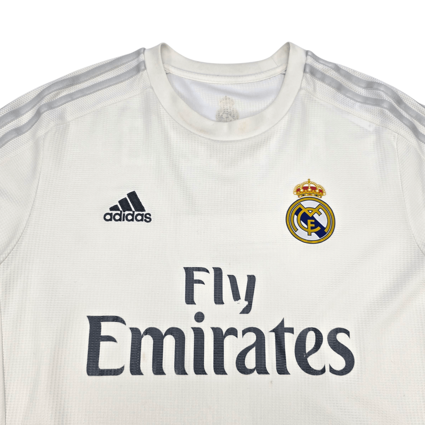 2015/16 Real Madrid Home Football Shirt (L) Adidas #7 Ronaldo