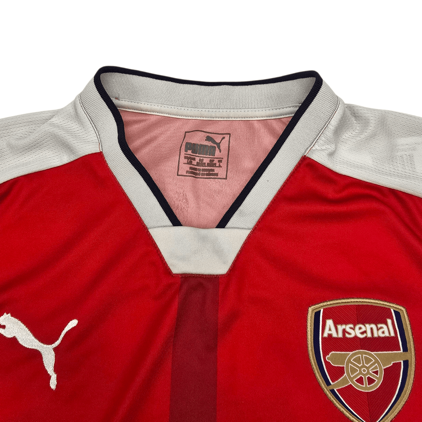 2016/17 Arsenal Home Football Shirt (M) Puma #19 S.Cazorla