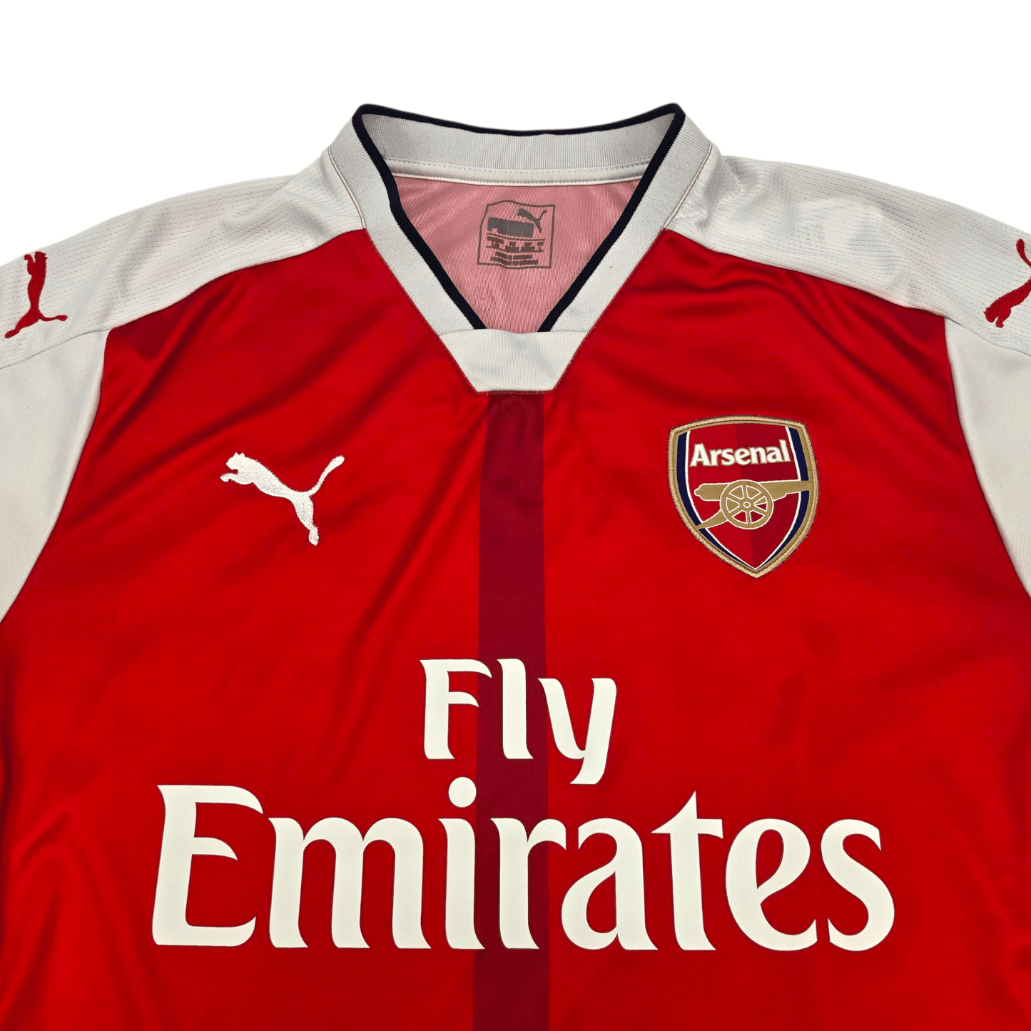 2016/17 Arsenal Home Football Shirt (M) Puma #19 S.Cazorla