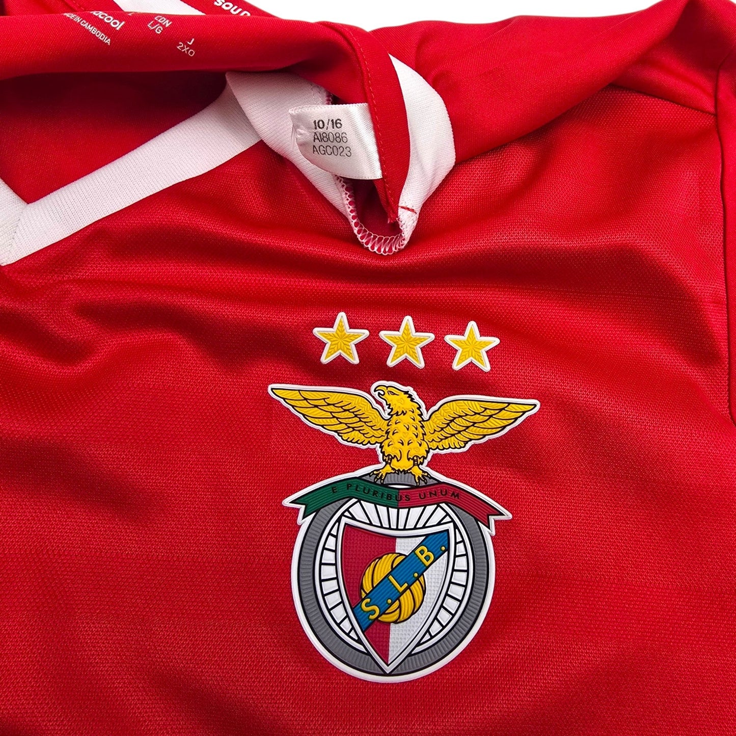 2016/17 Benfica Home Football Shirt (L) Adidas #9 Raul