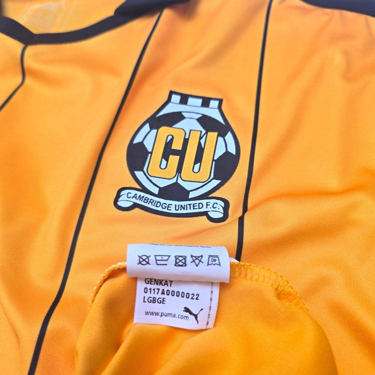 2016/17 Cambridge United Home Football Shirt (2XL) Puma #8 Berry