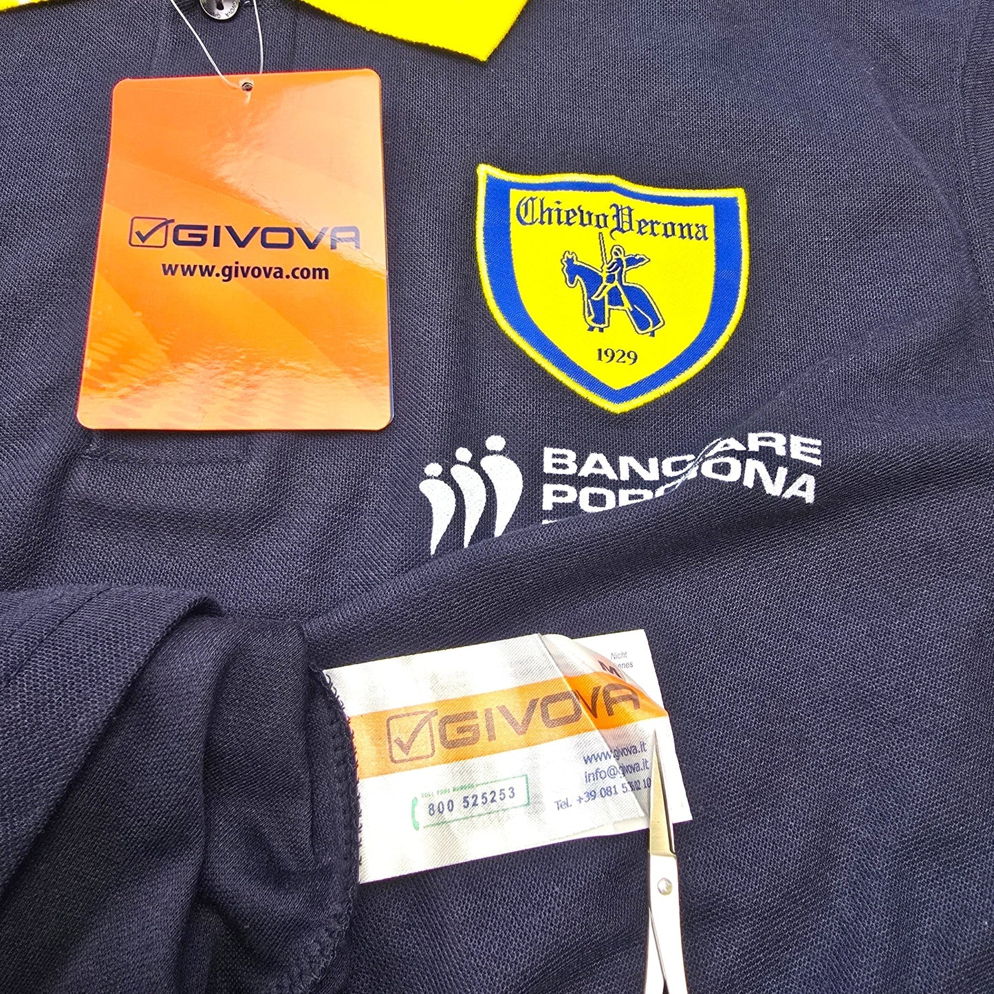 2016/17 Chievo Verona Training Shirt (M) Givova (BNWTs)