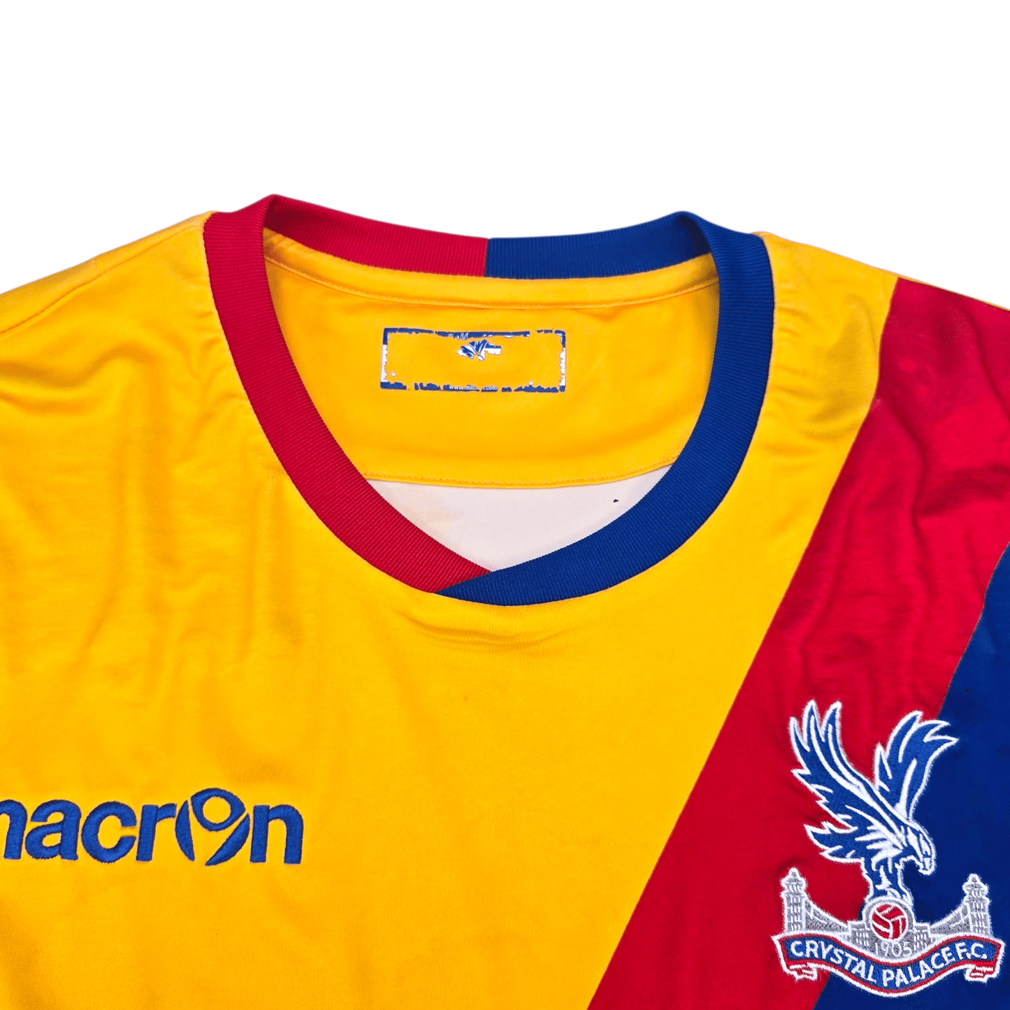 2016/17 Crystal Palace Away Football Shirt (XL) Macron #11 Zaha