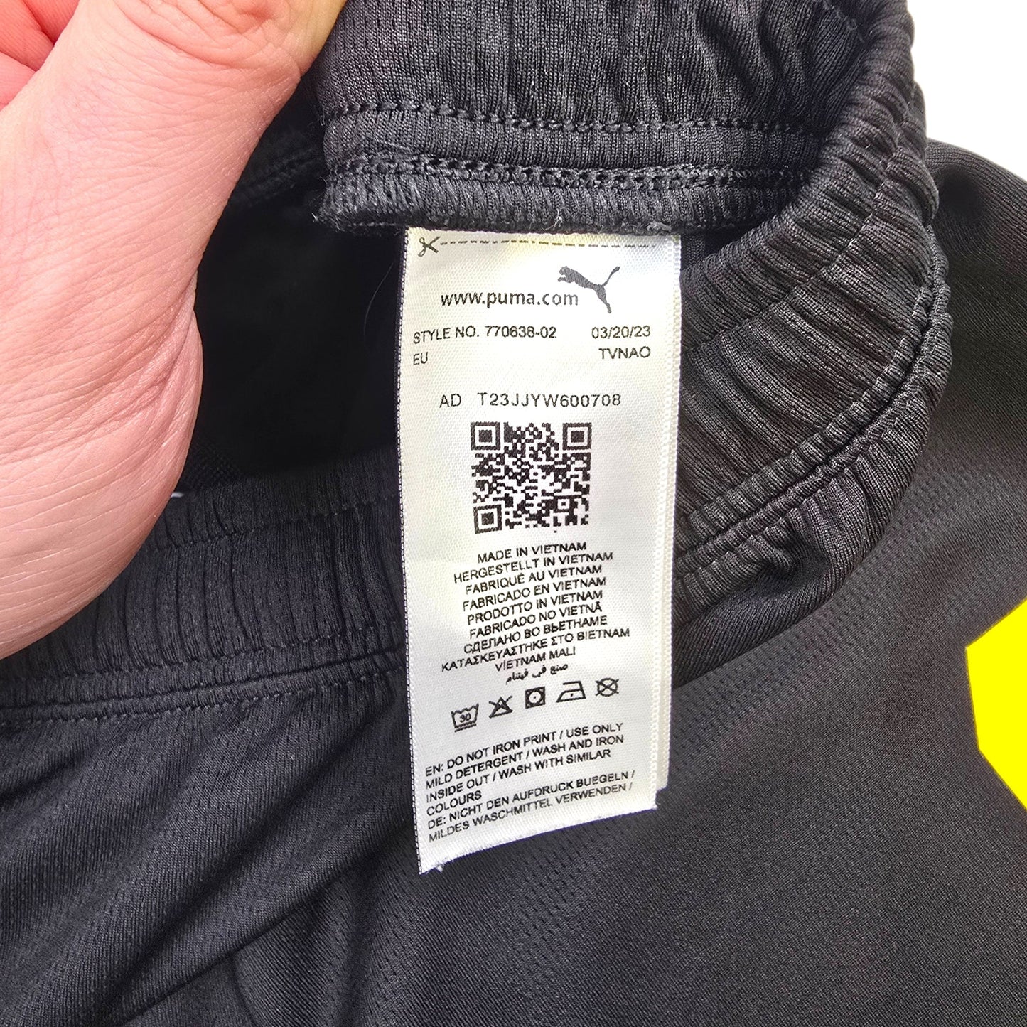 2016/17 Dortmund Football Shorts (S) Puma | Home (#6)