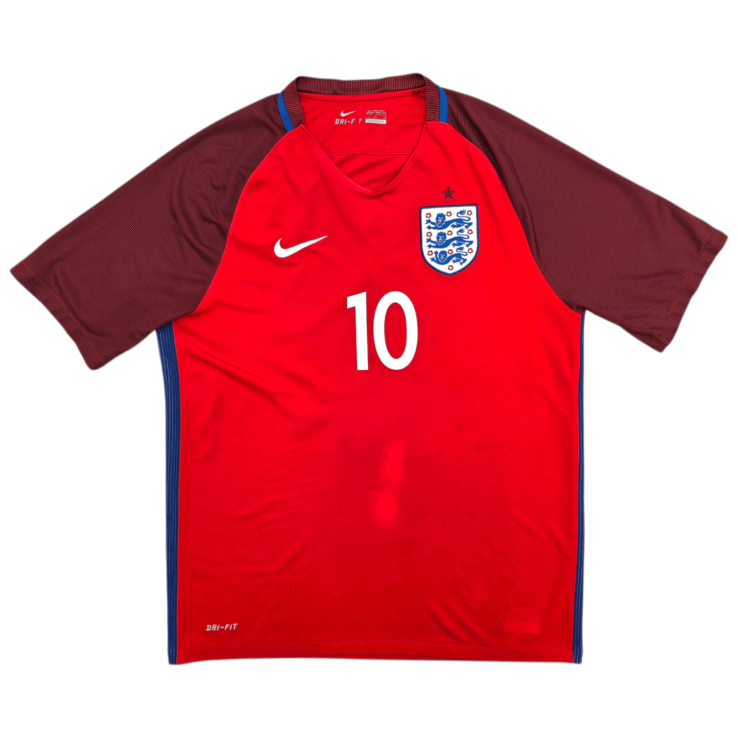 2016/17 England Away Football Shirt (L) Nike #10 Rooney