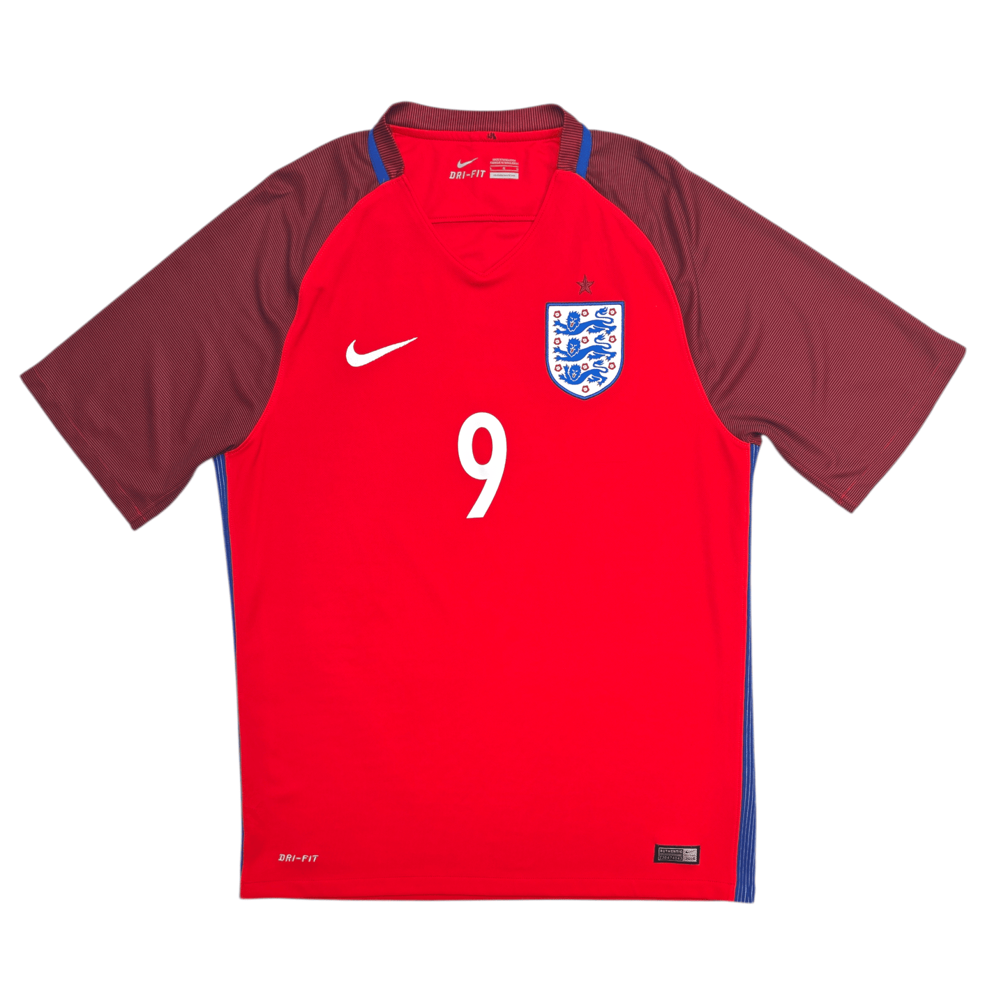 2016/17 England Away Football Shirt (L) Nike #9 Kane