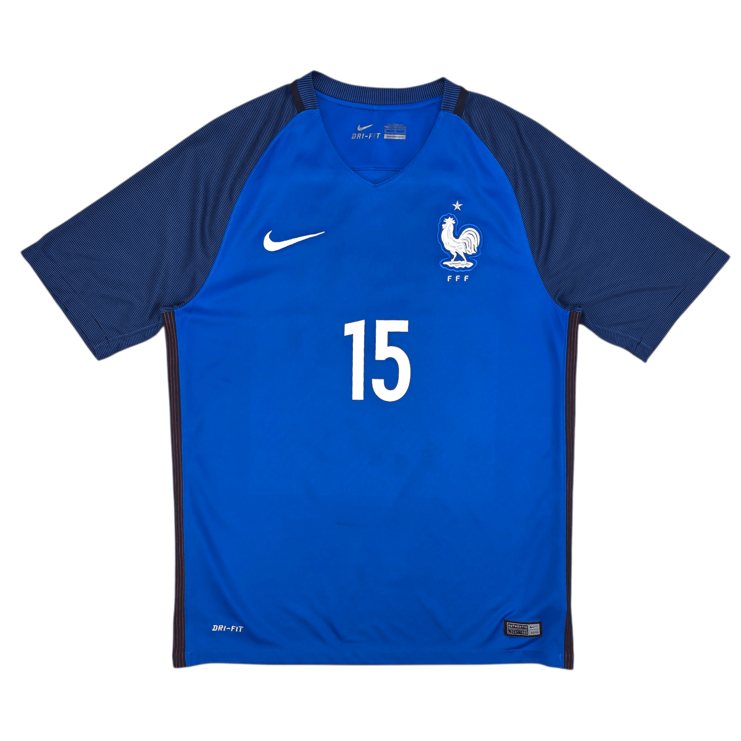 2016/17 France Home Football Shirt (M) Nike #15 Pogba