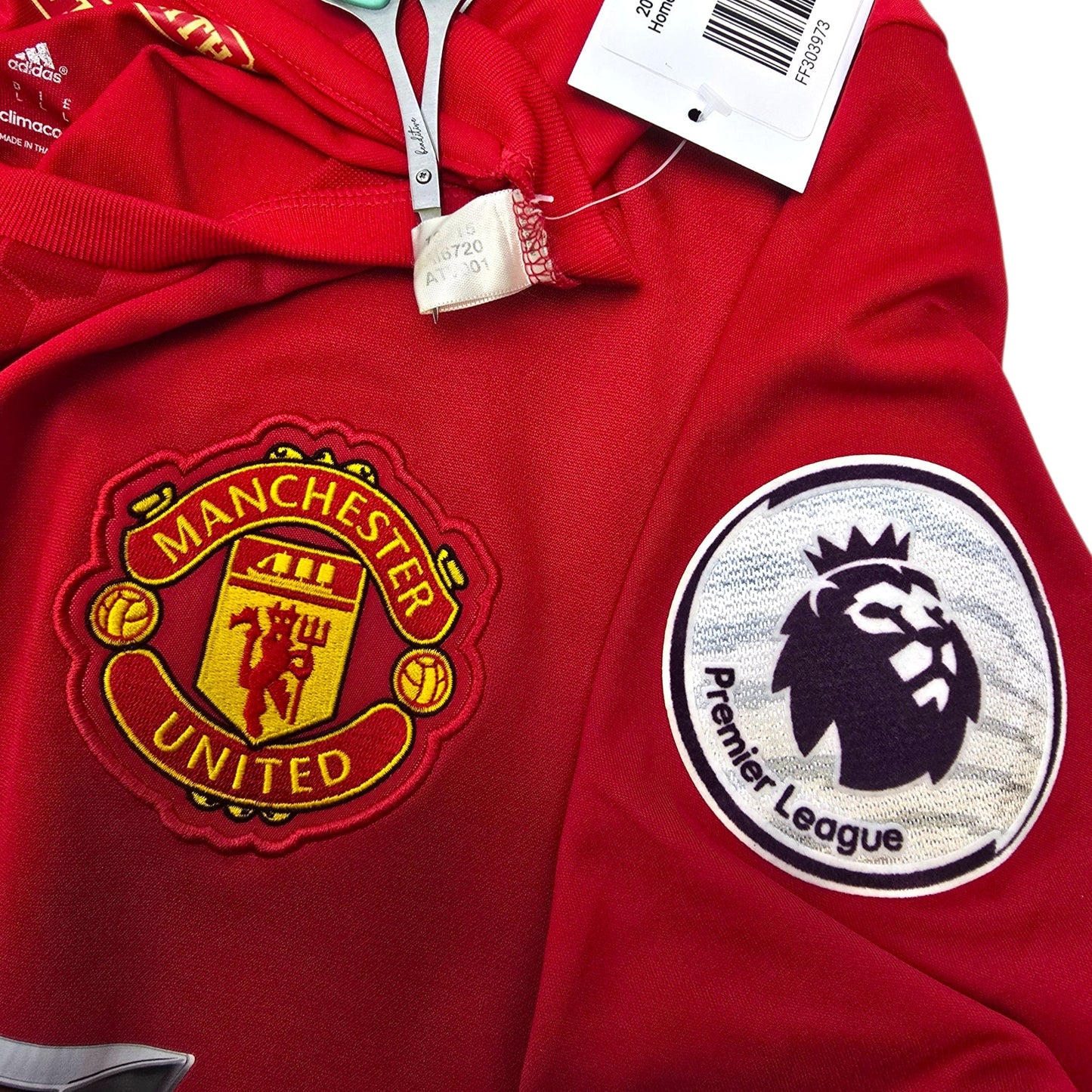 2016/17 Manchester United Home Football Shirt (L) Adidas #6 Pogba
