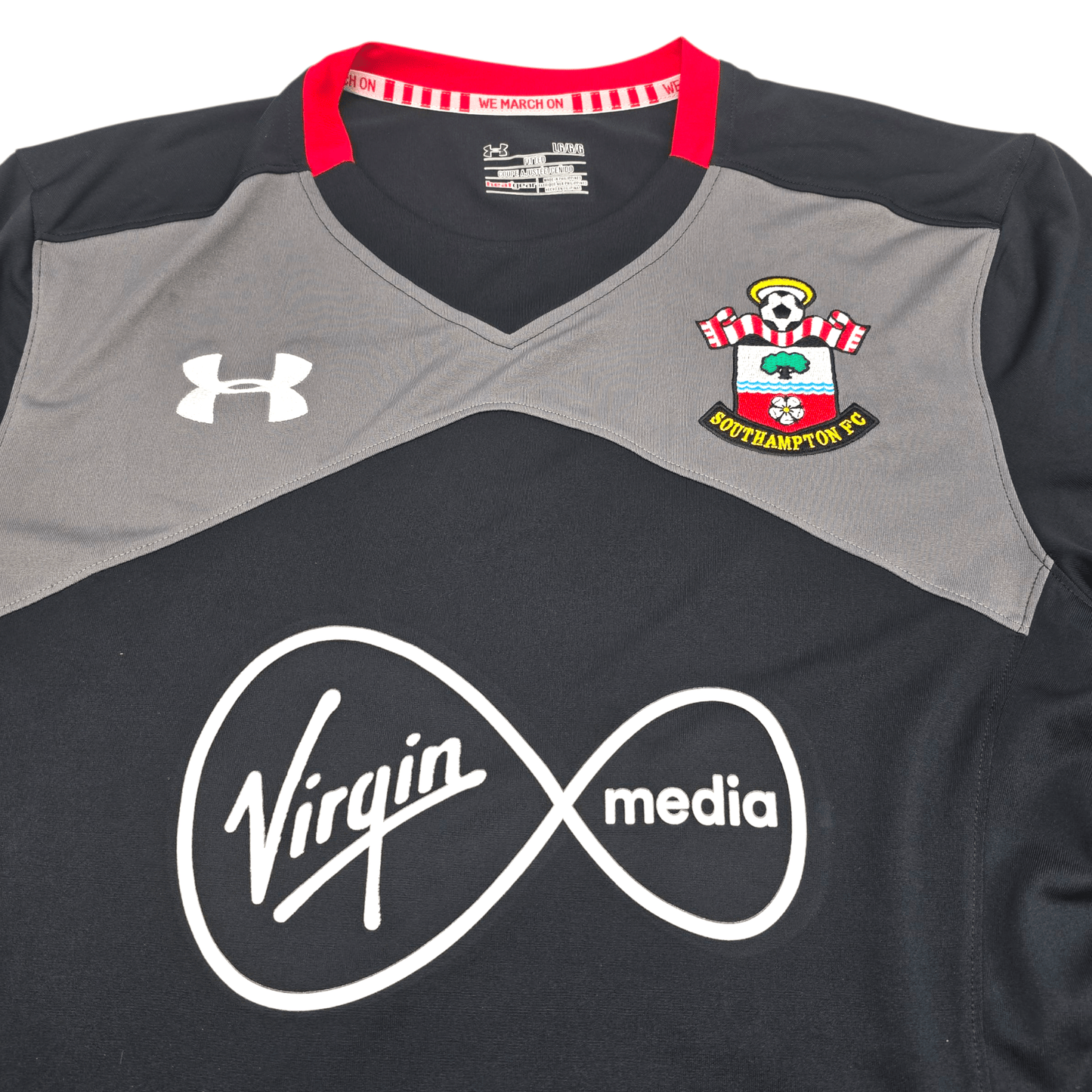 2016/17 Southampton Away Football Shirt (L) Under Armour #17 Virgil