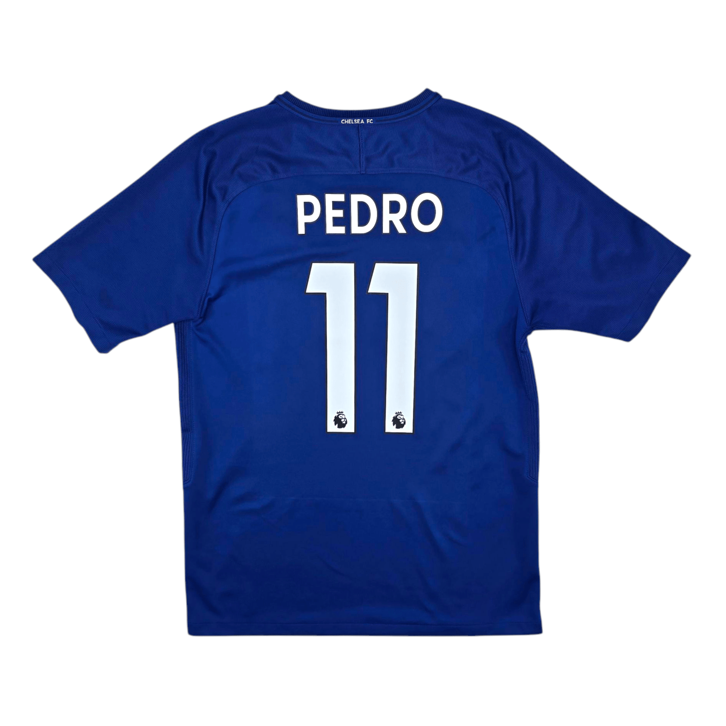 2017/18 Chelsea Home Football Shirt (M) Nike #11 Pedro