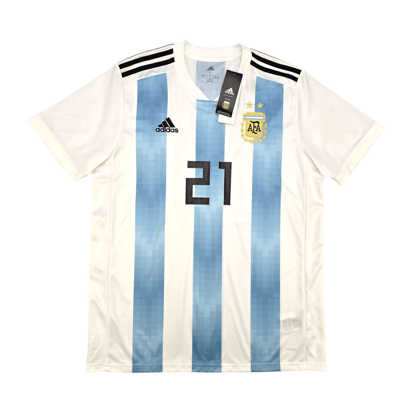 2018/19 Argentina Home Football Shirt (L) Adidas #21 Dybala (BNWTs)
