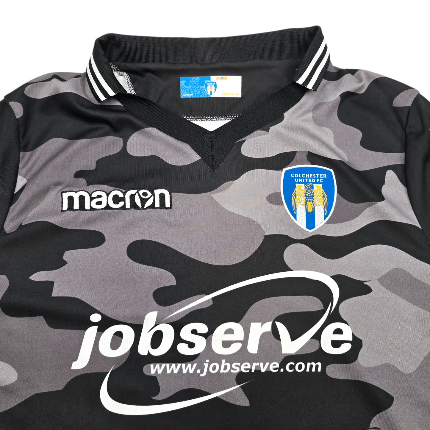 2018/19 Colchester United Away Football Shirt (M) Macron