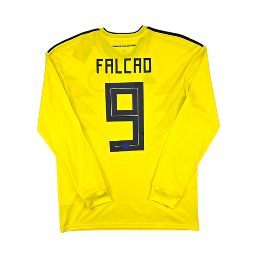 2018/19 Colombia Home Football Shirt (M) Adidas #9 Falcao