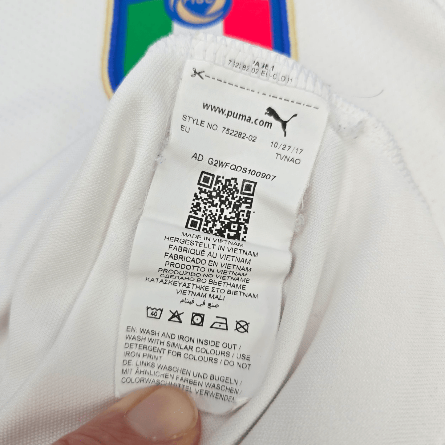 2018/19 Italy Away Football Shirt (XL) Puma #9 Balotelli