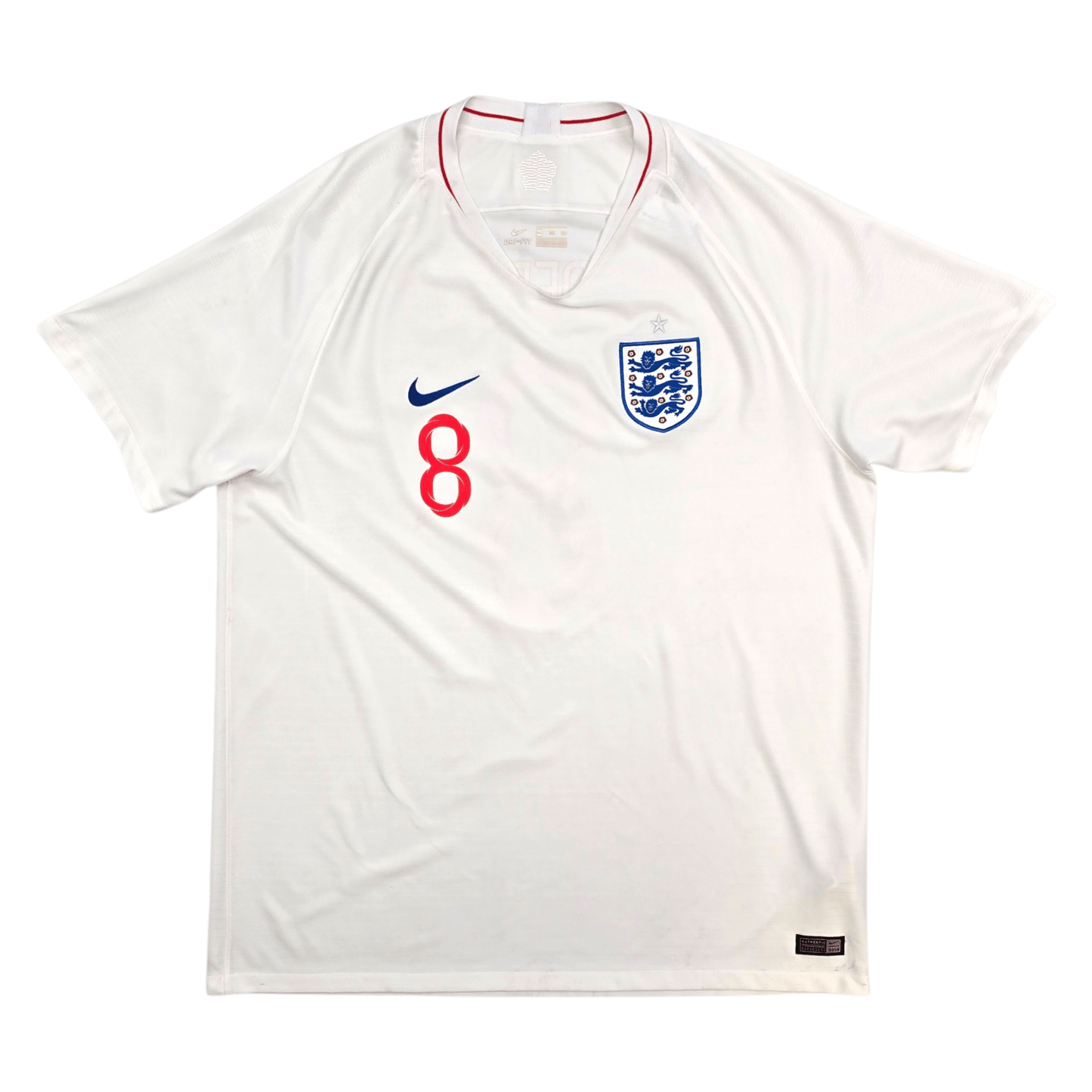 2018/20 England Home Football Shirt (2XL) Nike #8 Henderson
