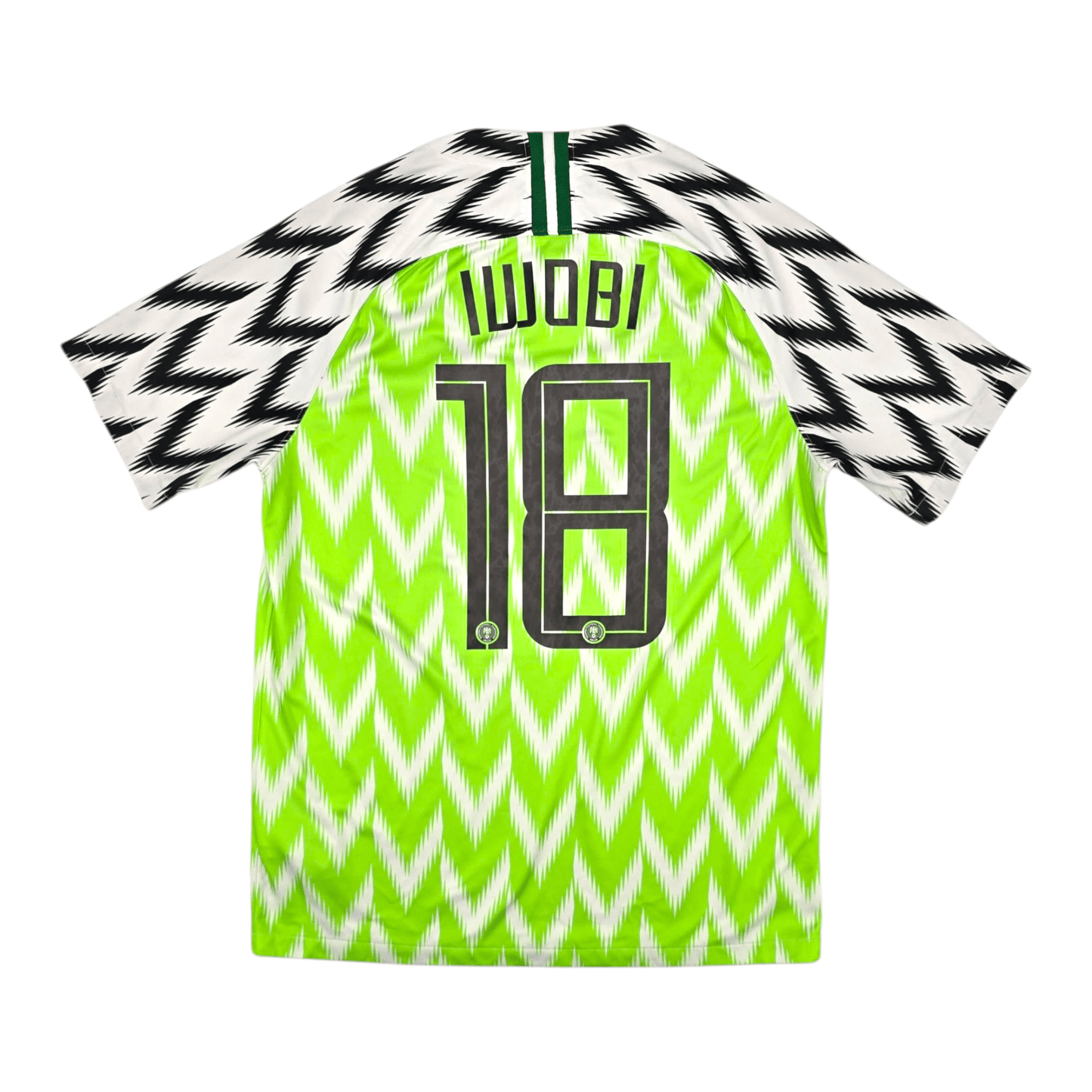 2018/20 Nigeria Home Football Shirt (M) Nike #18 Iwobi