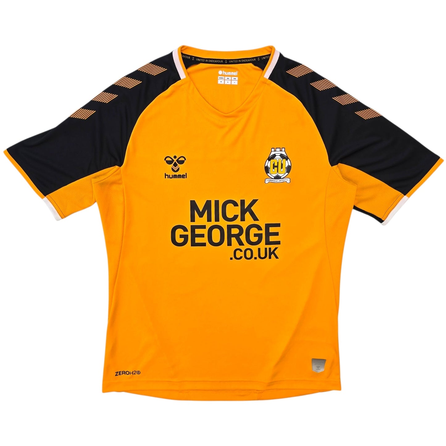 2019/20 Cambridge United Home Football Shirt (M) Hummel #30 Roles