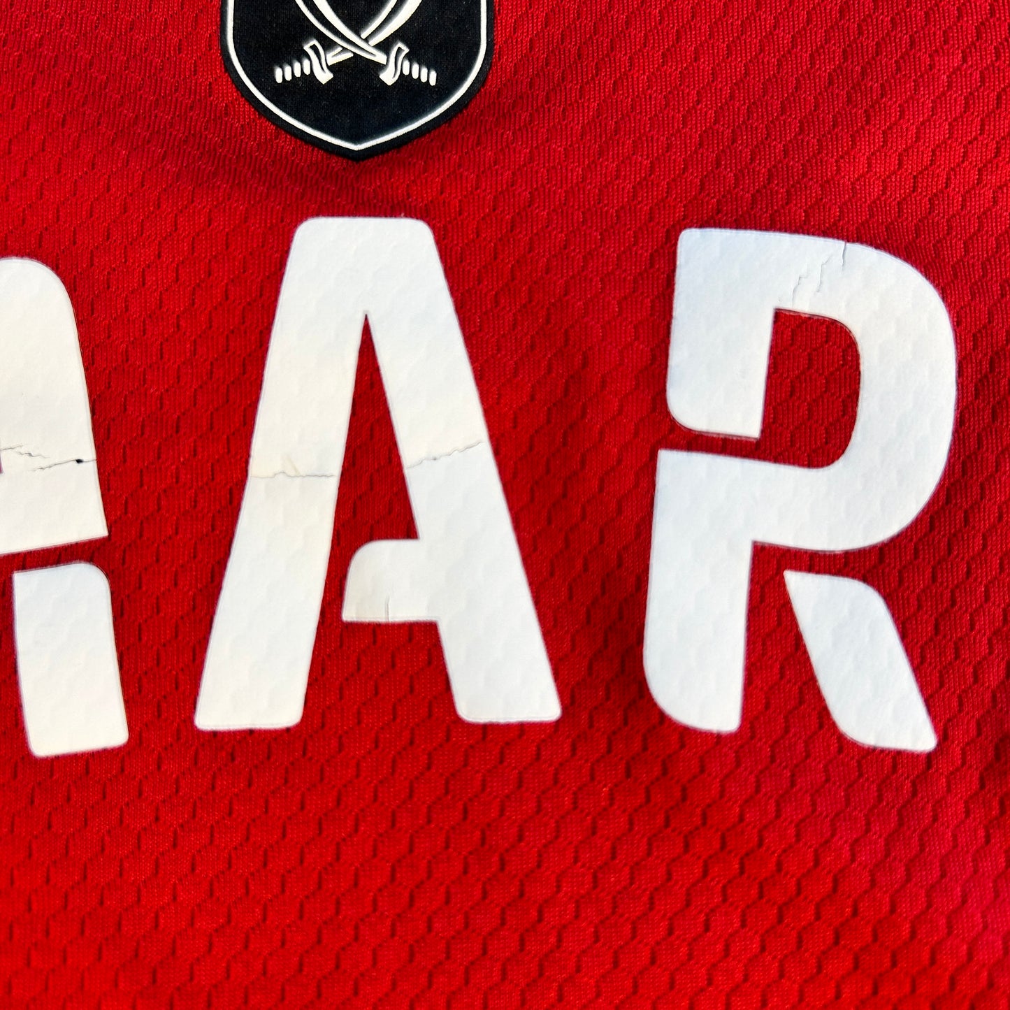 Sheffield United 2021/2021 Match Worn Home Shirt - Sharp 10