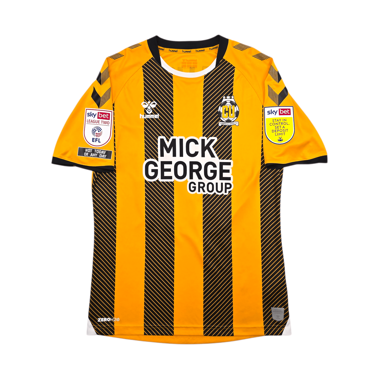 2020/21 Cambridge United Home Football Shirt (S) Hummel #10 Mullin