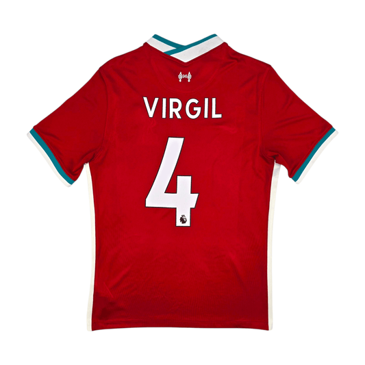 2020/21 Liverpool Home Football Shirt (M) Nike #4 Virgil