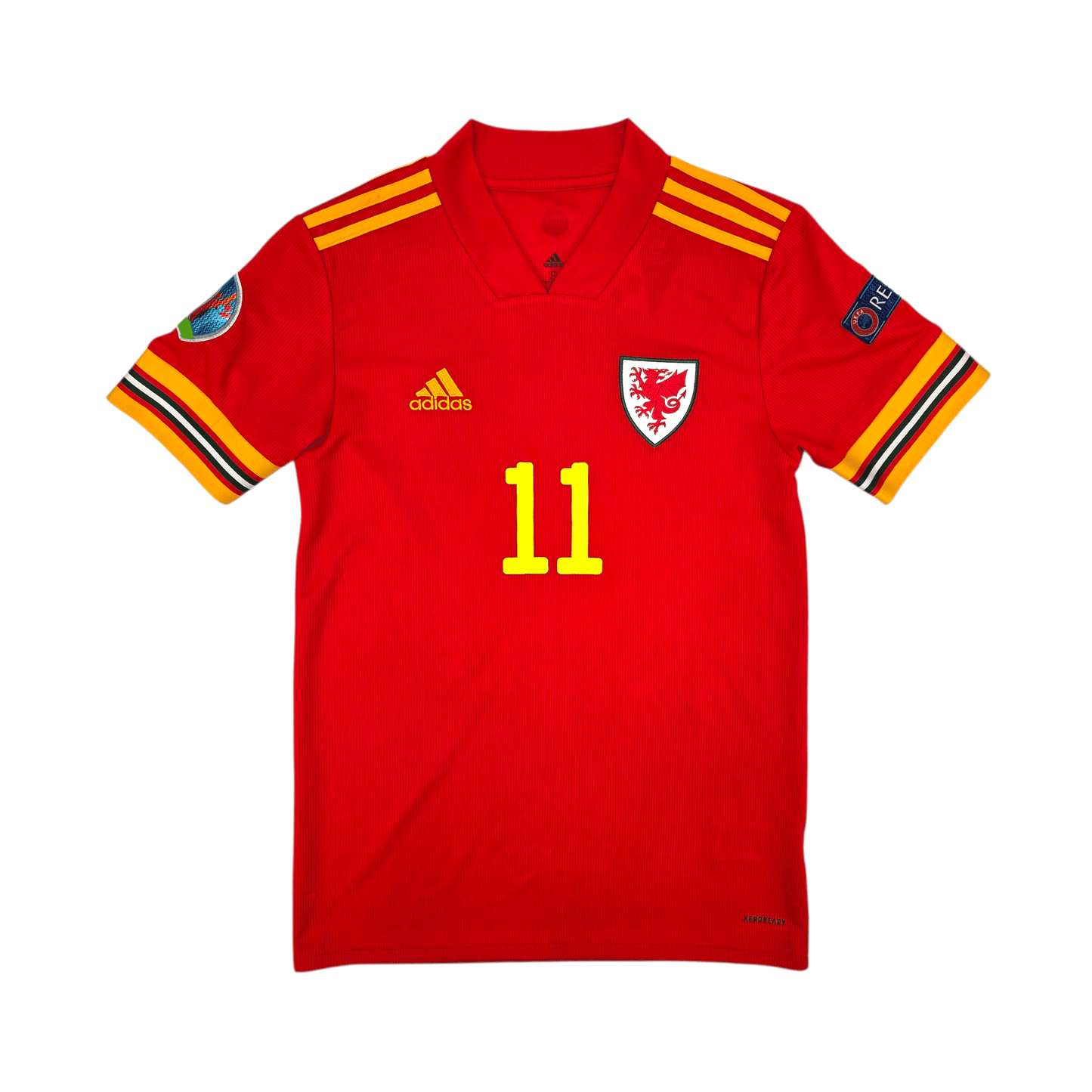 2020/21 Wales Home Football Shirt (S) Adidas #11 Bale