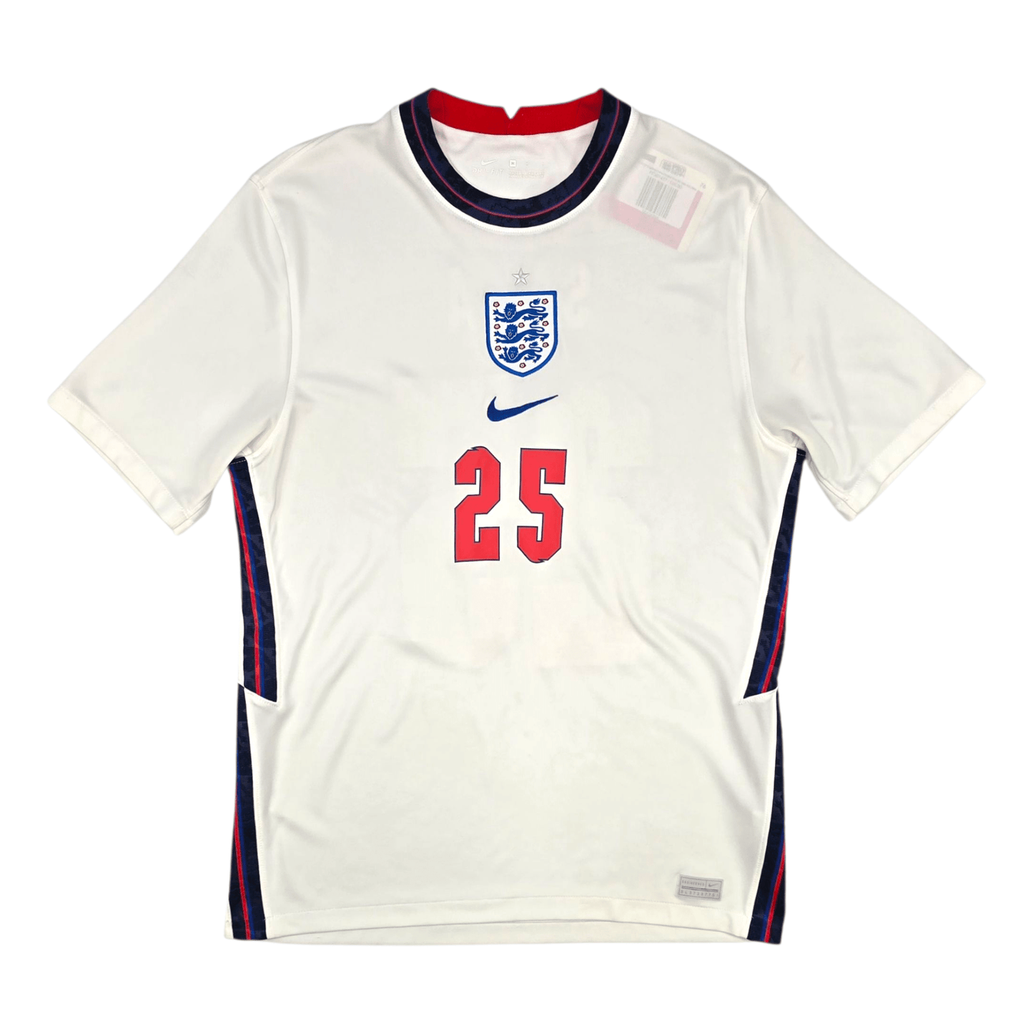 2020/22 England Home Football Shirt (M) Nike #25 Saka