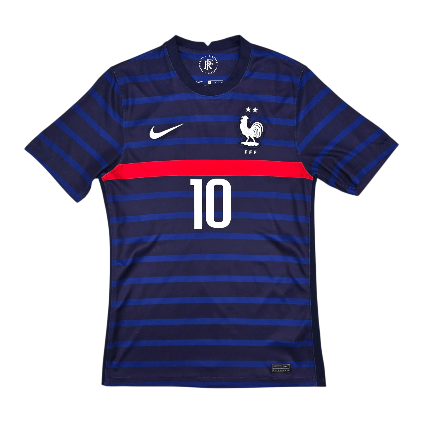 2020/22 France Home Football Shirt (S) Nike #10 Mbappe