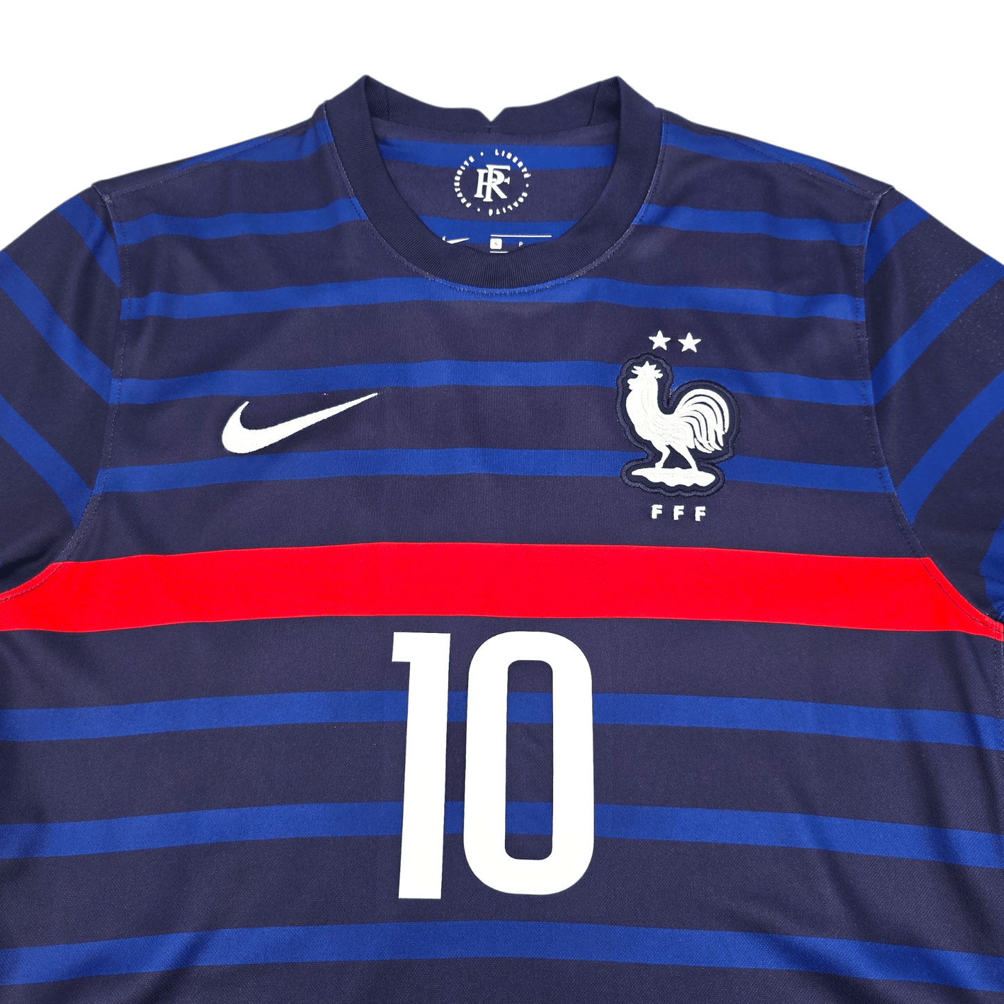 2020/22 France Home Football Shirt (S) Nike #10 Mbappe