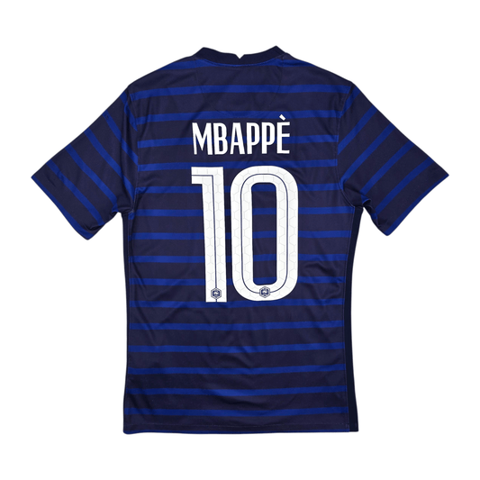 2020/22 France Home Football Shirt (S) Nike #10 Mbappe