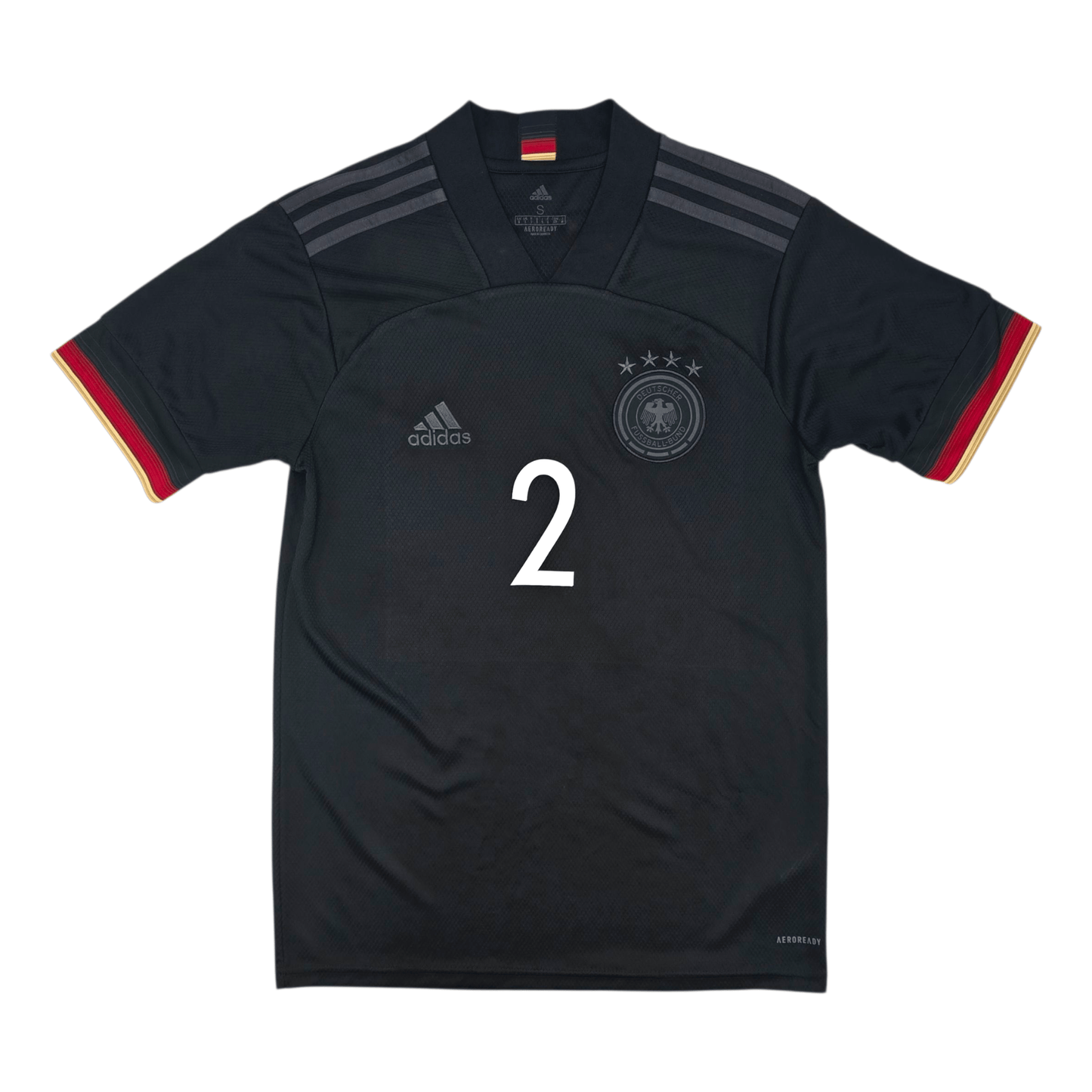 2020/22 Germany Away Football Shirt (S) Adidas #2 Rüdiger