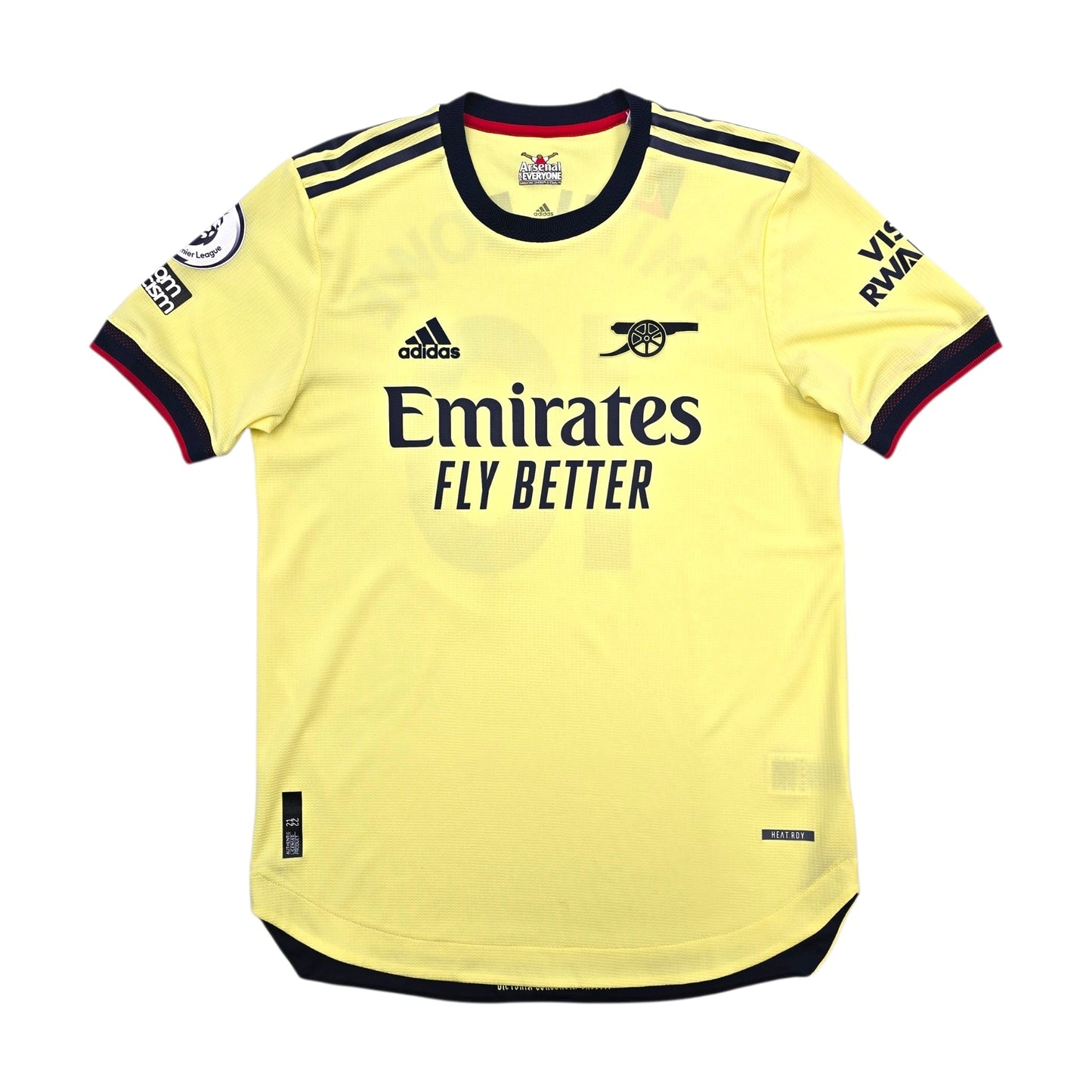 2021/22 Arsenal Away Football Shirt (M) Adidas #10 Smith-Rowe (Player Version)