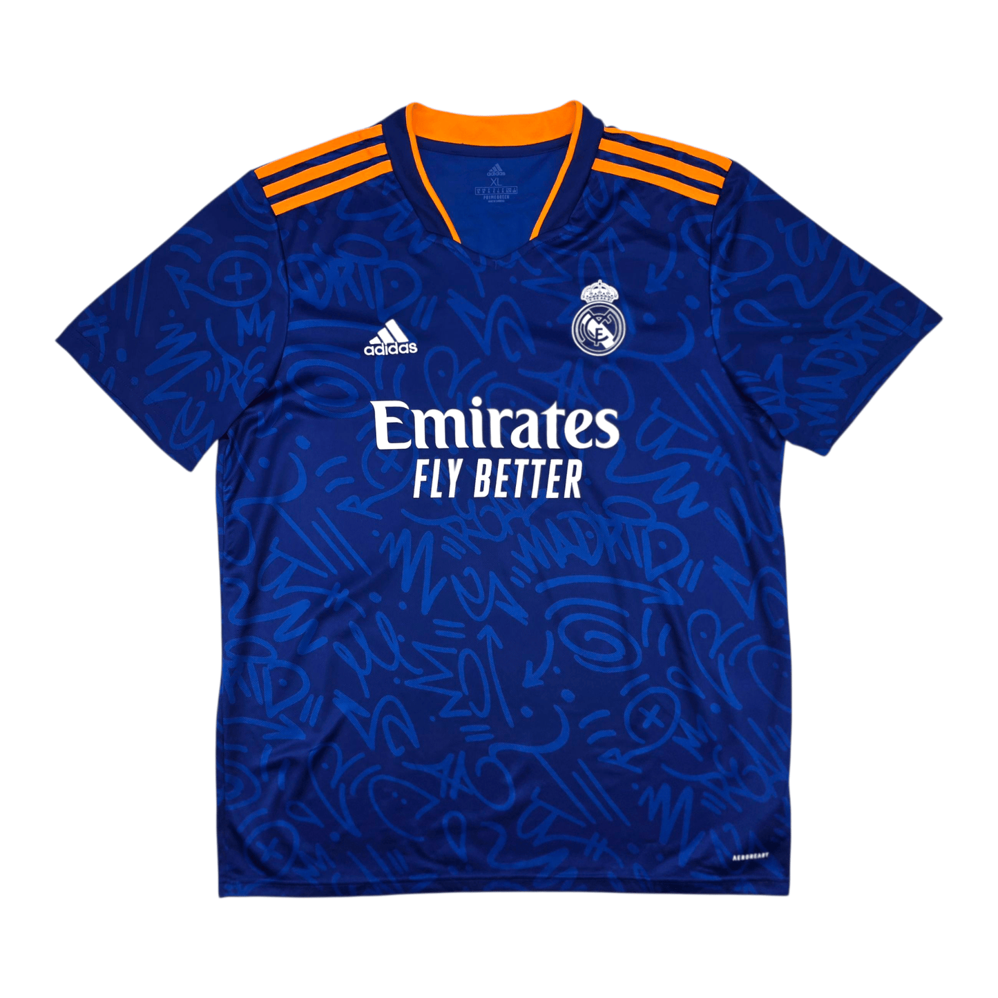 2021/22 Real Madrid Away Football Shirt (XL) Adidas #9 Benzema