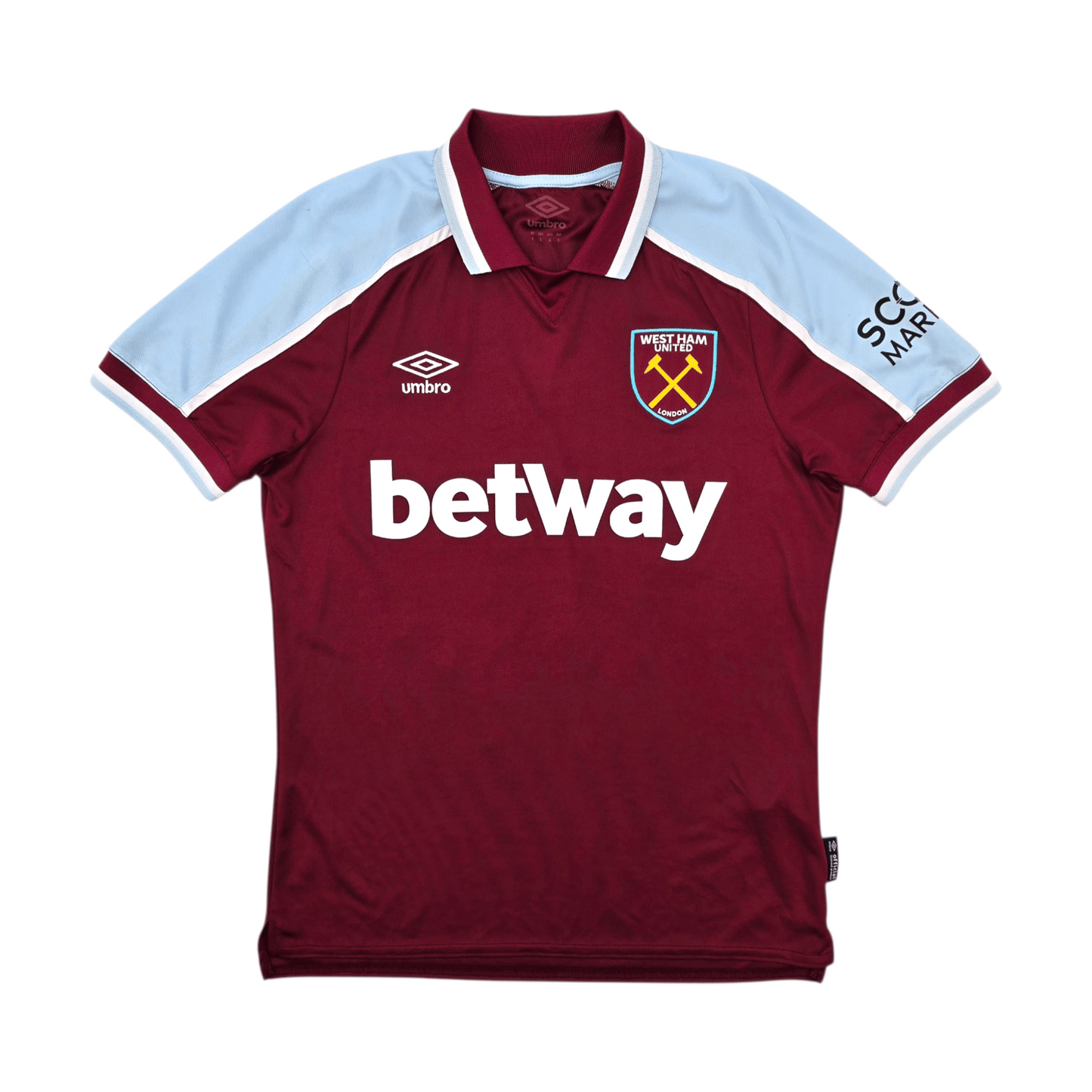 2021/22 West Ham United Home Football Shirt (S) Umbro #20 Bowen