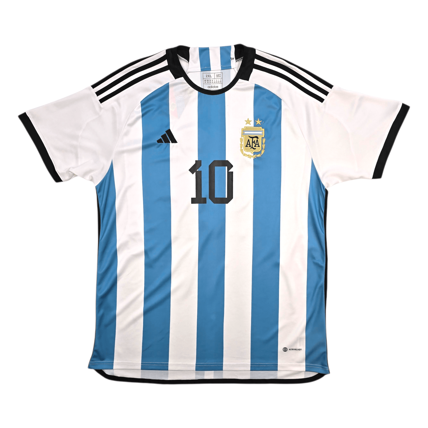 2022/23 Argentina Home Football Shirt (2XL) Adidas #10 Messi