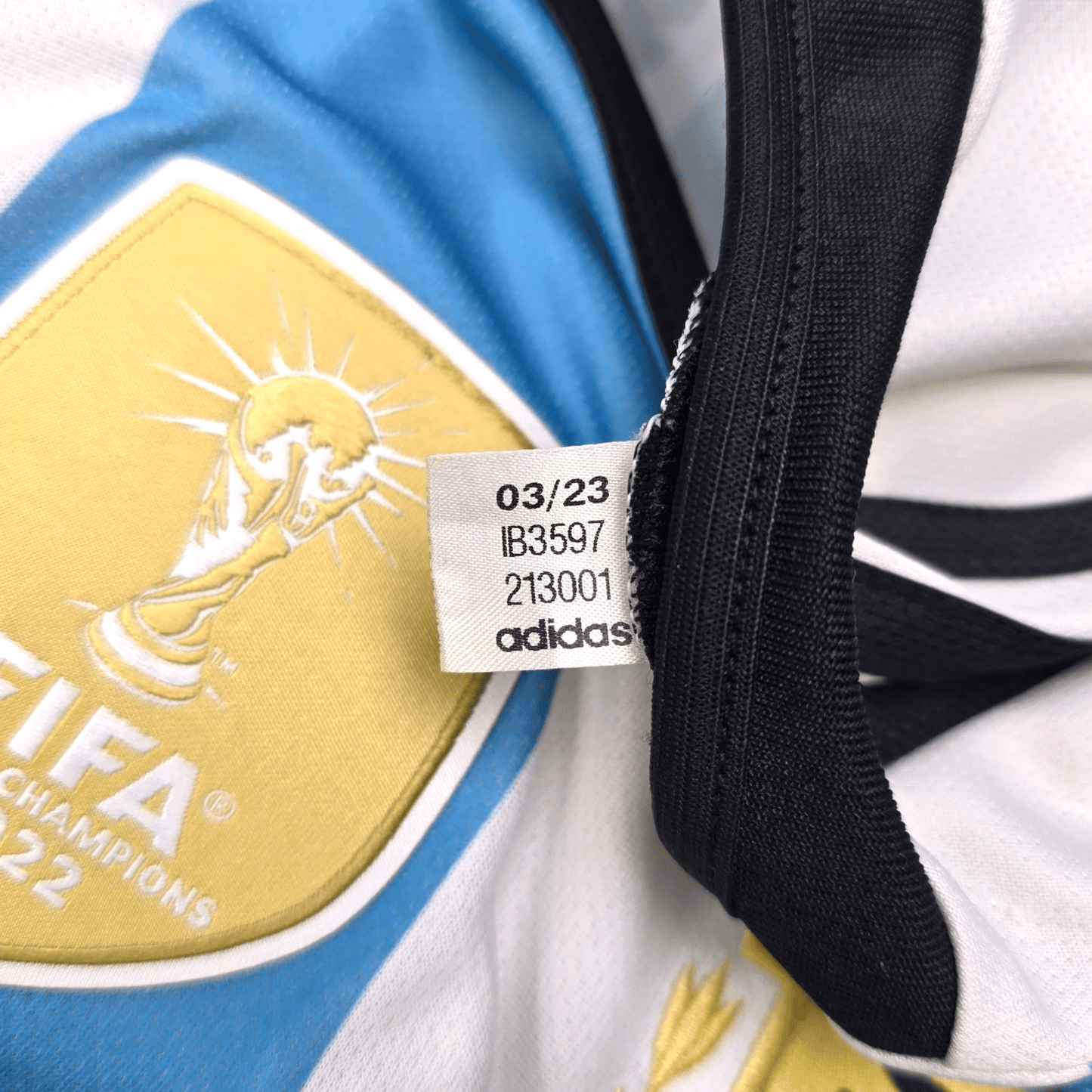 2022/23 Argentina Home Football Shirt (L) Adidas #10 Messi