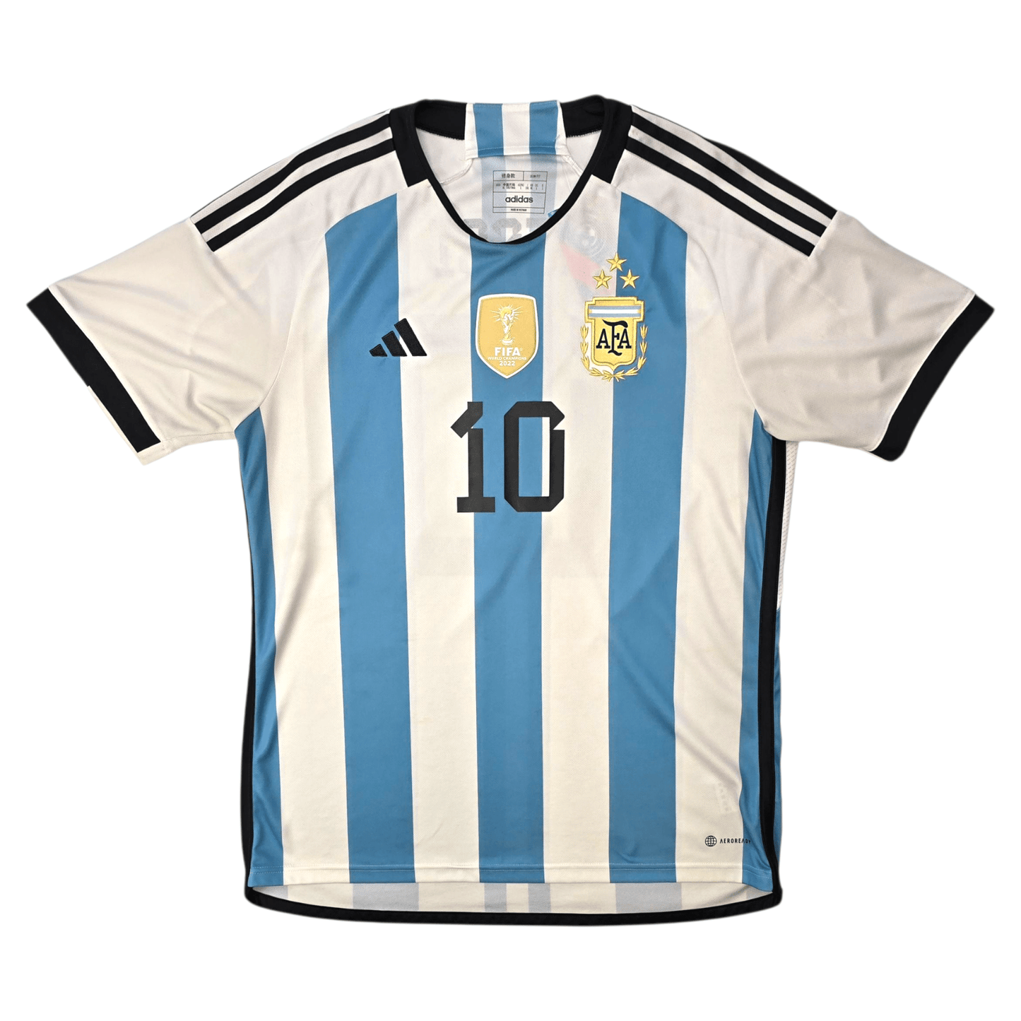 2022/23 Argentina Home Football Shirt (L) Adidas #10 Messi