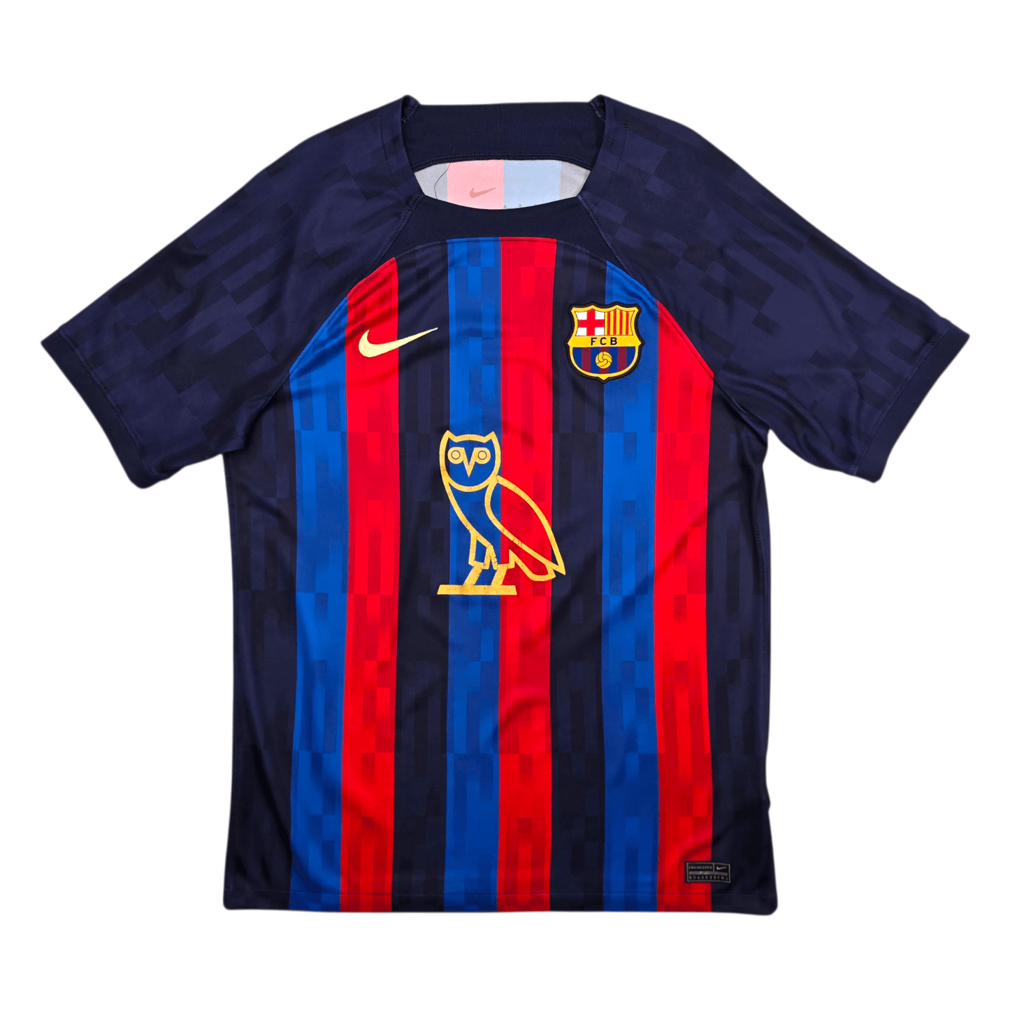 2022/23 Barcelona Home Football Shirt (M) Nike #7 O.Dembele (OVO Drake)
