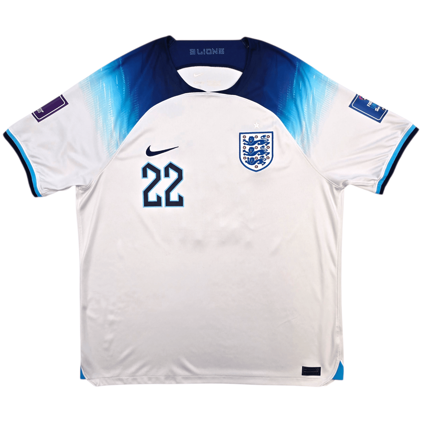 2022/23 England Home Football Shirt (XL) Nike #22 Bellingham