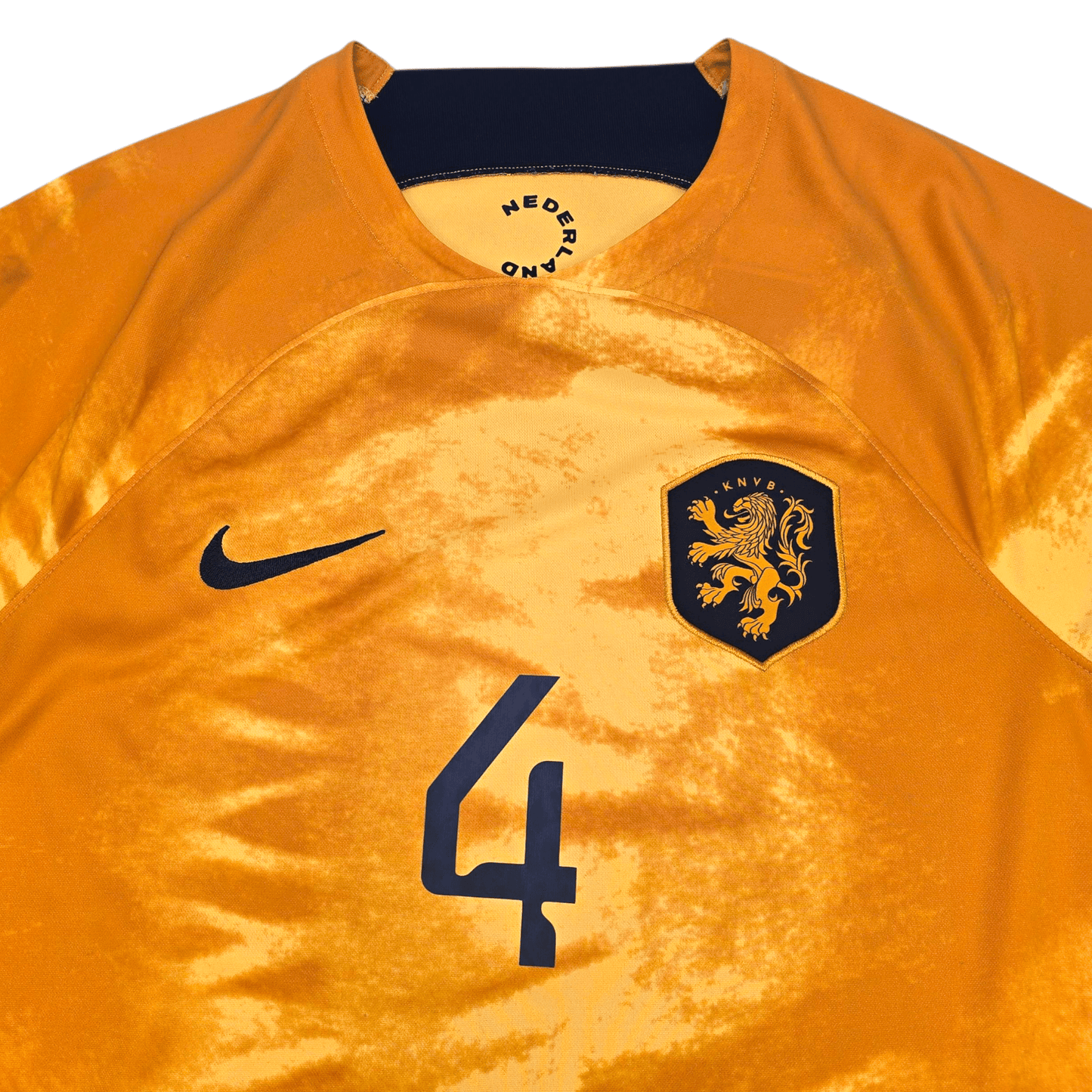 2022/23 Holland Home Football Shirt (M) Nike #4 Virgil